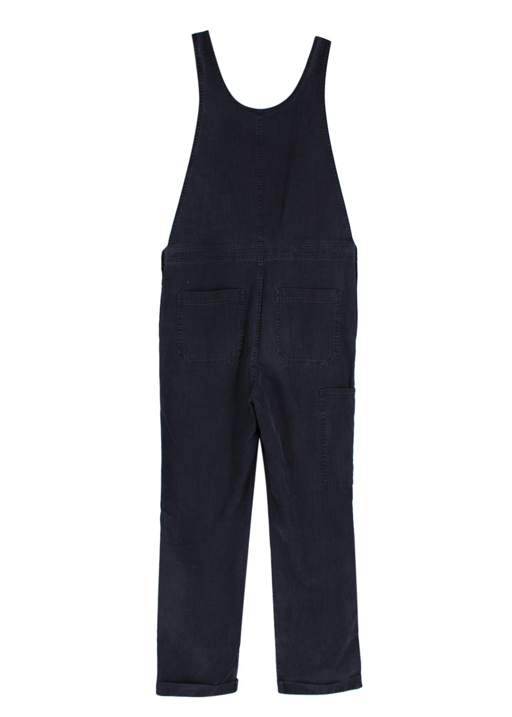 MHL Black Denim Canvas Dungarees Size XS cotton