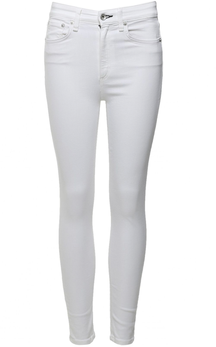 Rag  Bone White Skinny Jeans Size S cotton/lyocell/polyester