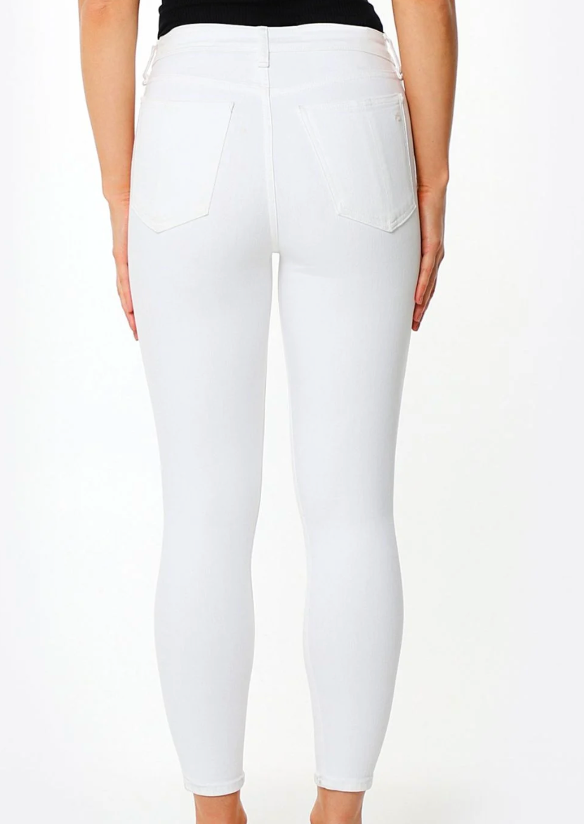 Rag  Bone White Skinny Jeans Size S cotton/lyocell/polyester