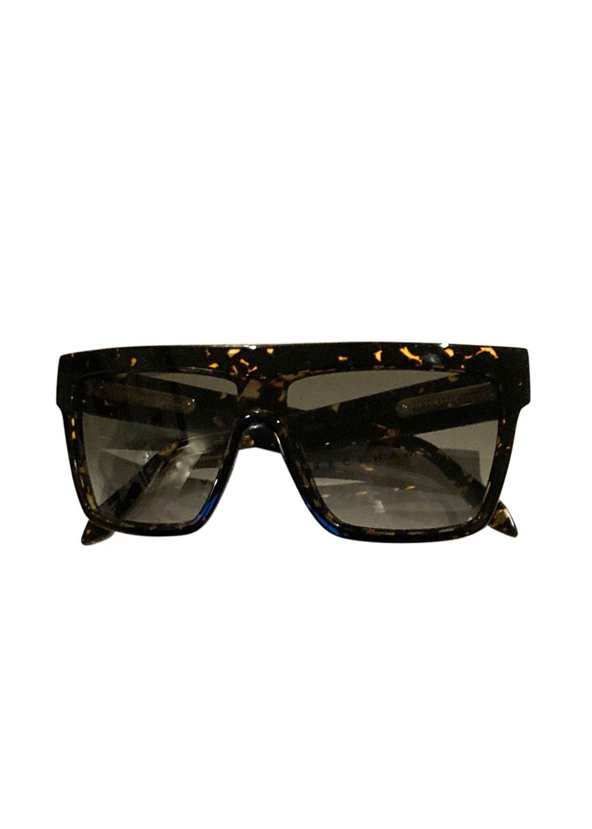 Preowned Victoria Beckham VBS99C01 Square Oversized Sunglasses Tortoise shell