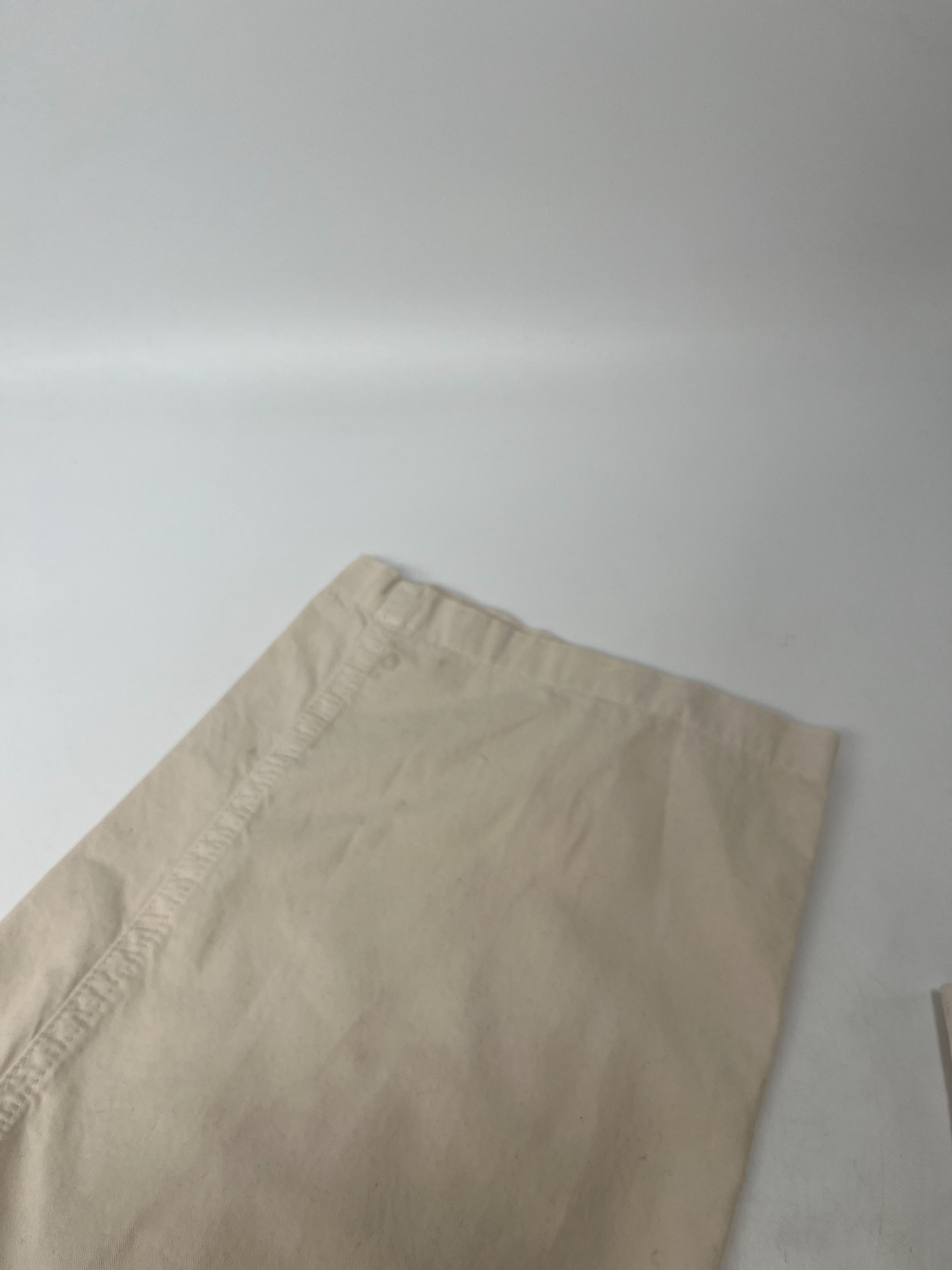 Men's Preowned APC Chuck Trousers in Ecru Size 32 cotton