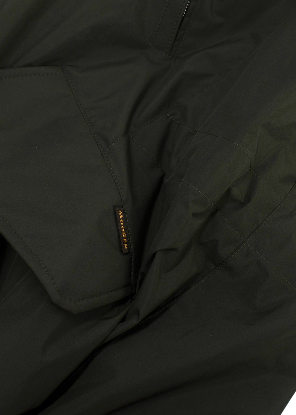 MooRER Dark Green Water-Resistant Alvin Parka Size L