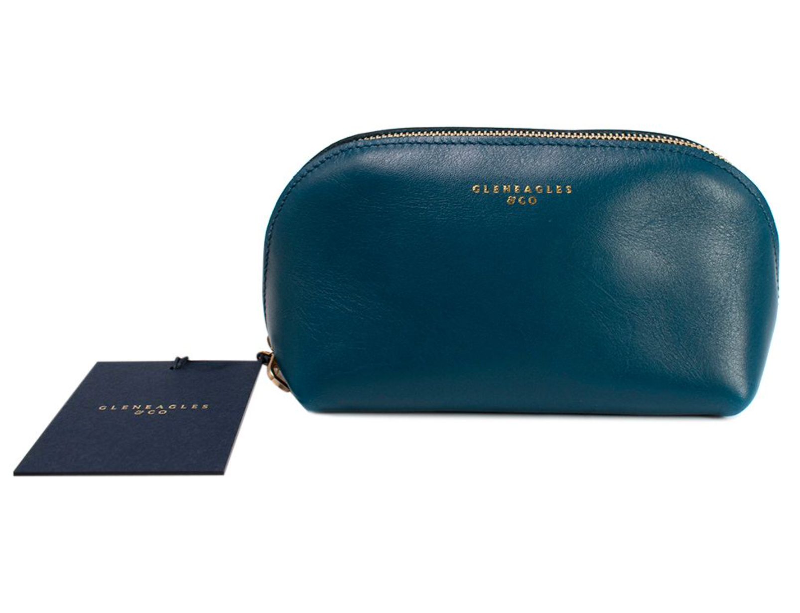 Gleneagles  Co Blue Leather Zip-around Purse navy