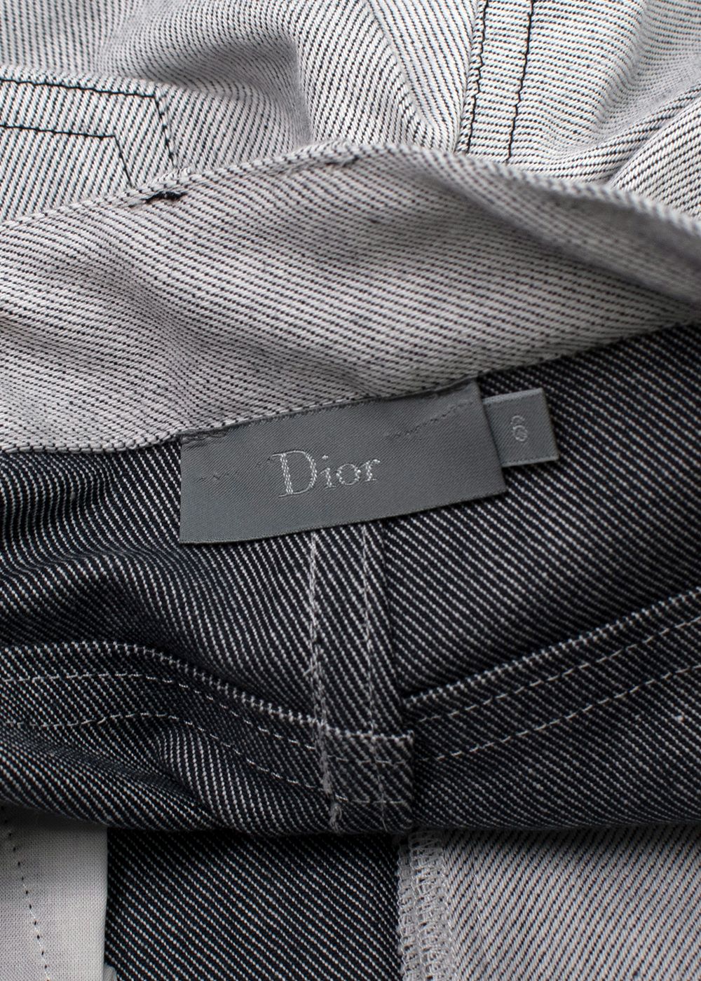 Boys Dior 6 Years Grey Cotton Trousers Size 6 Years