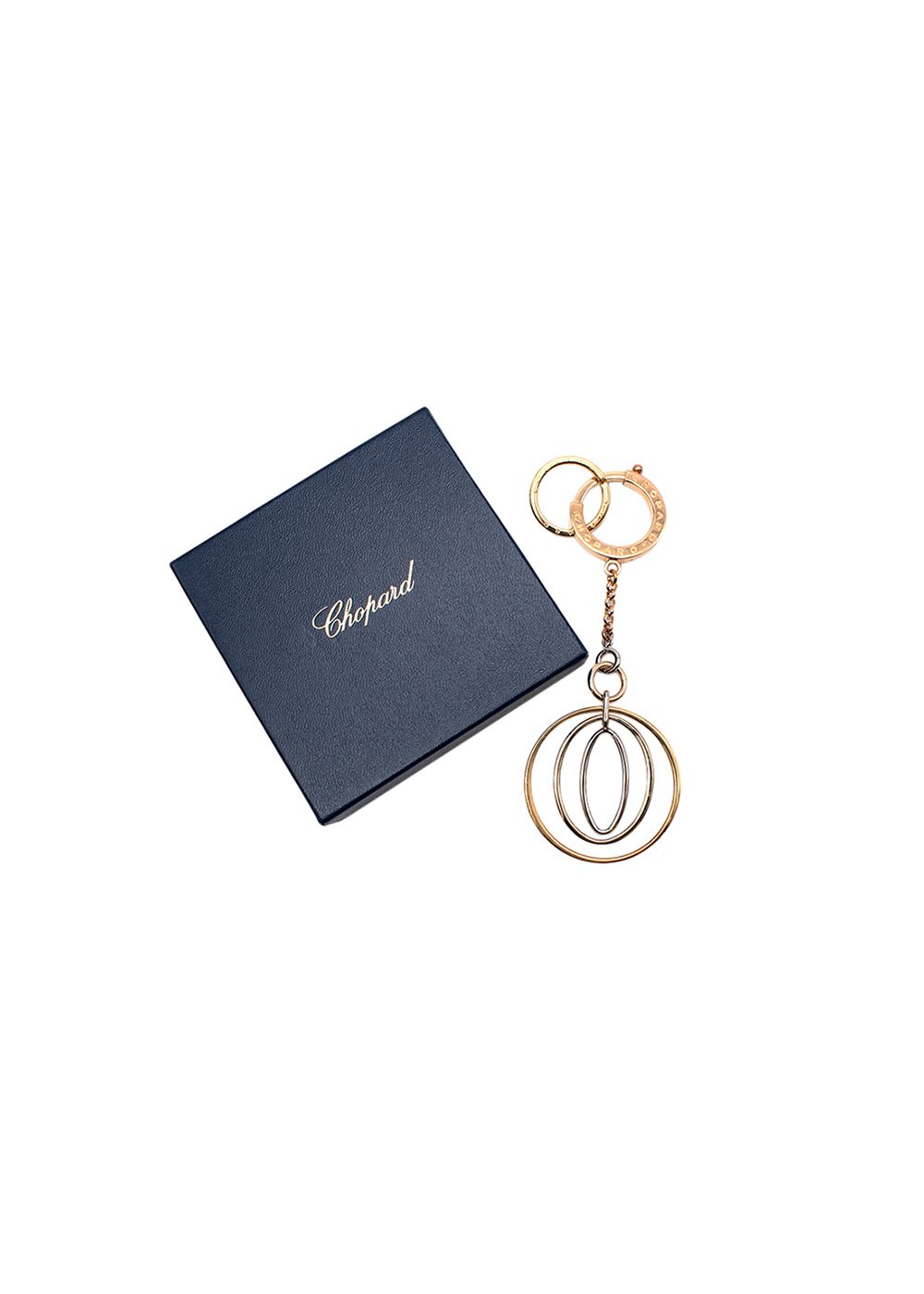 Preowned Chopard Gold Tone Bag Charm Gold and silver metal