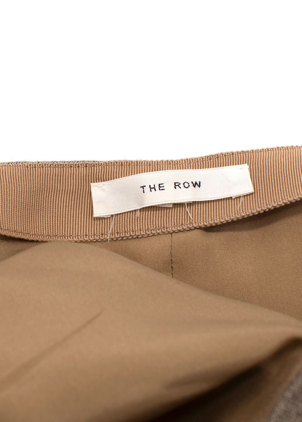 The Row Corinna Beige Pencil Skirt Size XXS linen/cashmere