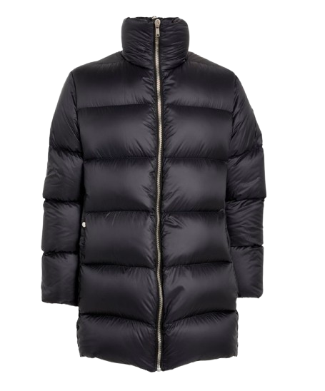 Moncler x Rick Owens Black Cyclopic Puffer Coat Size XL