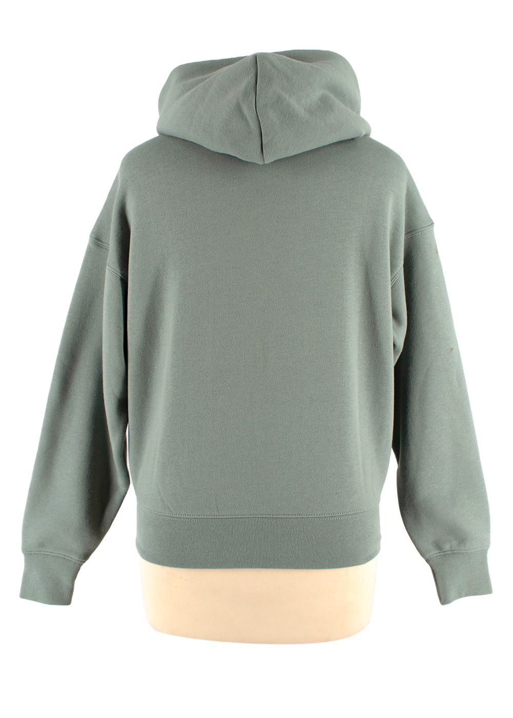 Boys Preowned Fear of God Essentials Kids Logo Hoodie Size 6 Years Sage Green cotton/polyester