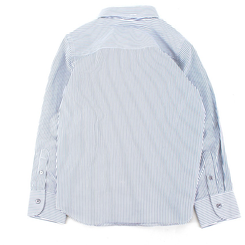 Preowned The Emperor Boys Striped Button Down Shirt Size 3 Years Multi-Coloured / Stripes unknown woven fabric