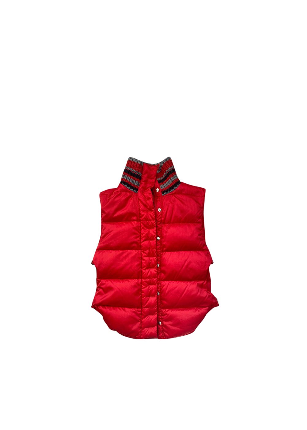 Ermanno Scervino Red Nylon Padded Gilet Size S synthetic