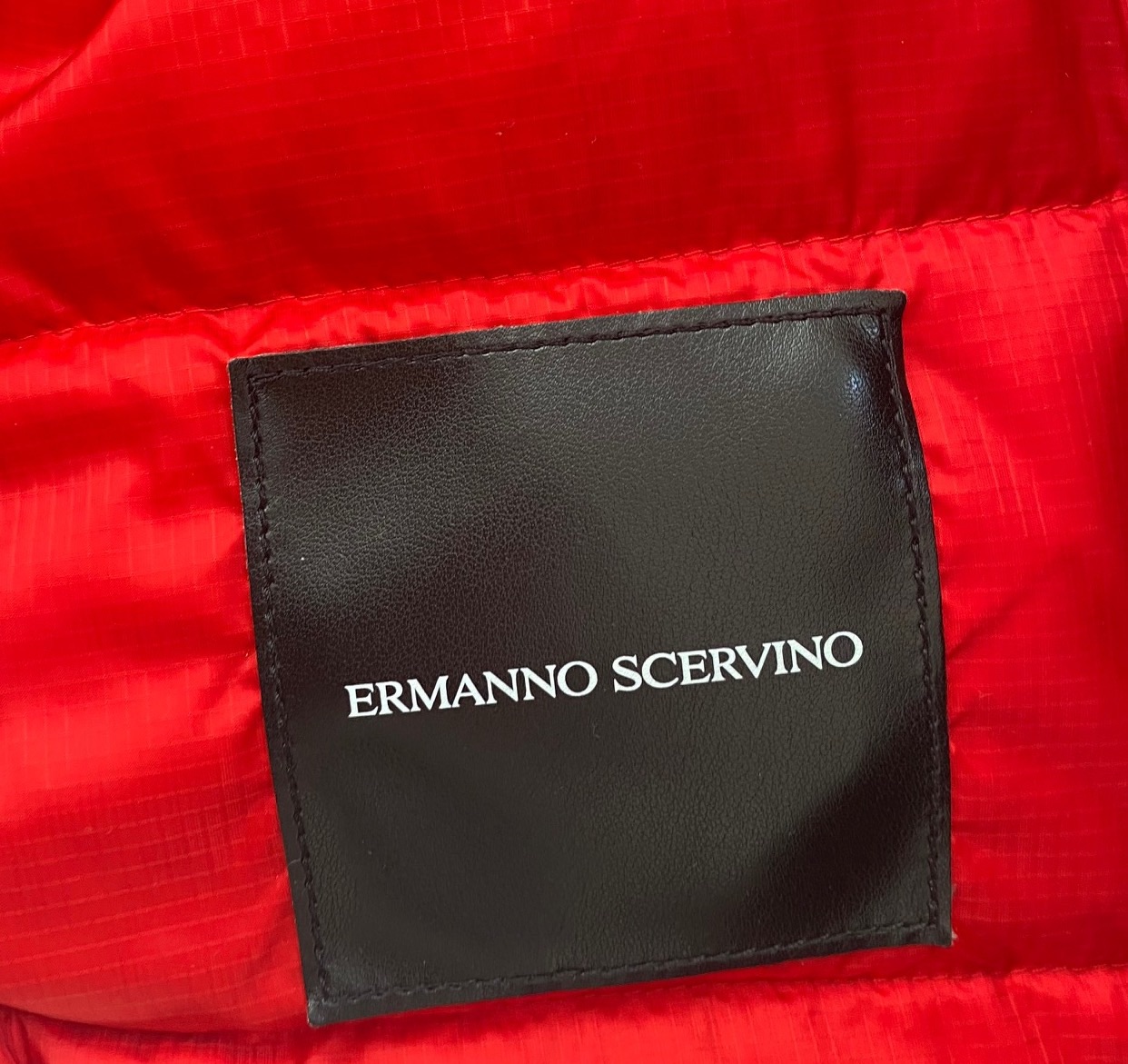 Ermanno Scervino Red Nylon Padded Gilet Size S synthetic