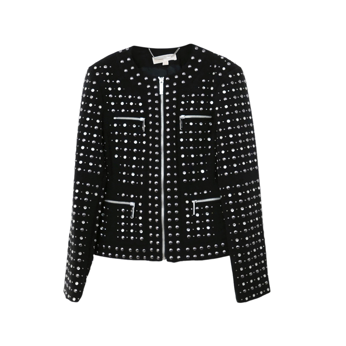 Preowned Michael Michael Kors Black Embellished jacket Size XS polyamide mix