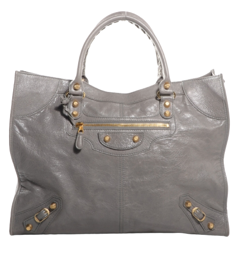 Preowned Balenciaga Gris Pyrite Giant 12 Monday Bag Grey leather