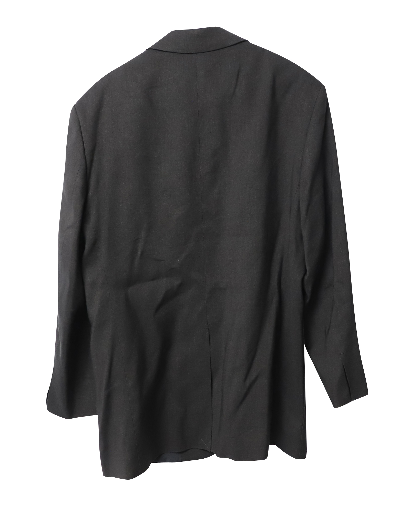 Preowned Jacquemus black hemp La Veste D'Homme oversize blazer Size L vegetable fibre/hemp