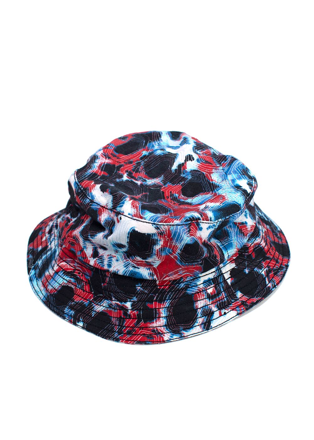 Boys Thorsun Kids Blue and Red Tortoise Print Bucket Hat Size L blue red cotton