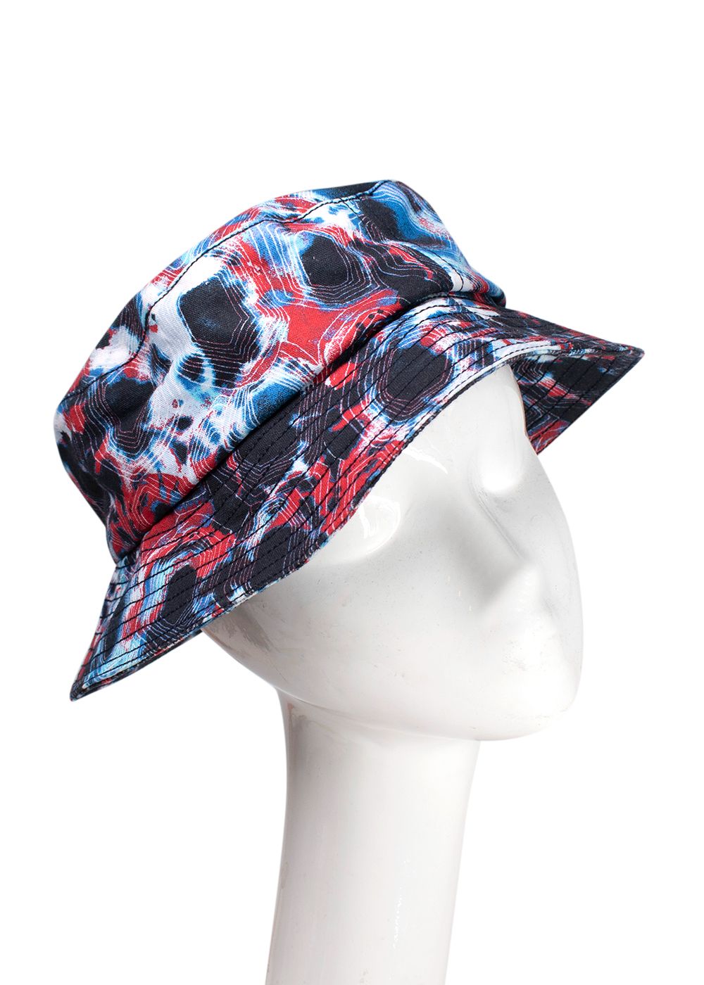 Boys Thorsun Kids Blue and Red Tortoise Print Bucket Hat Size L blue red cotton