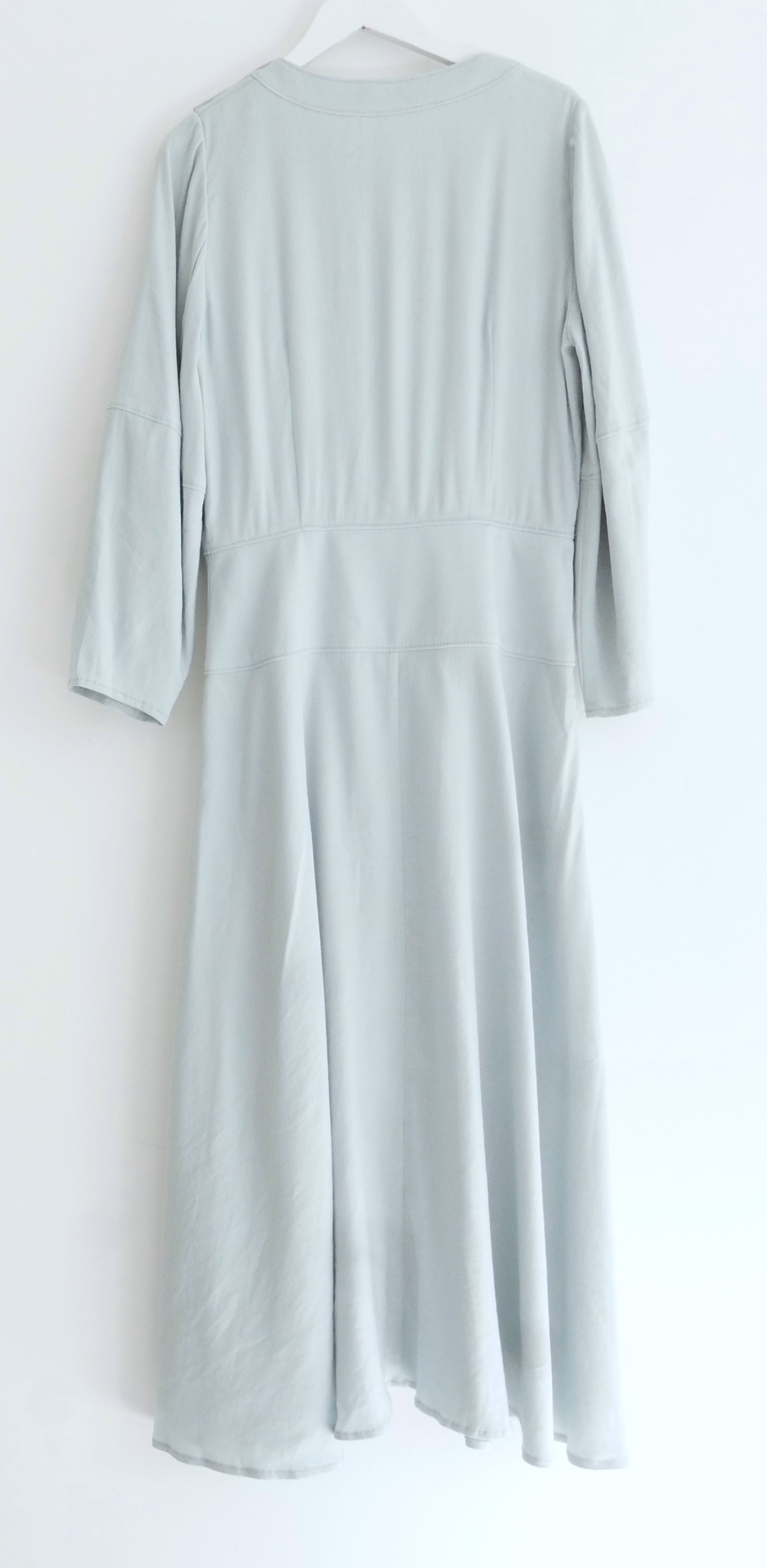 Preowned Rejina Pyo Michaela Pale Green Linen Midi Dress Size M linen mix