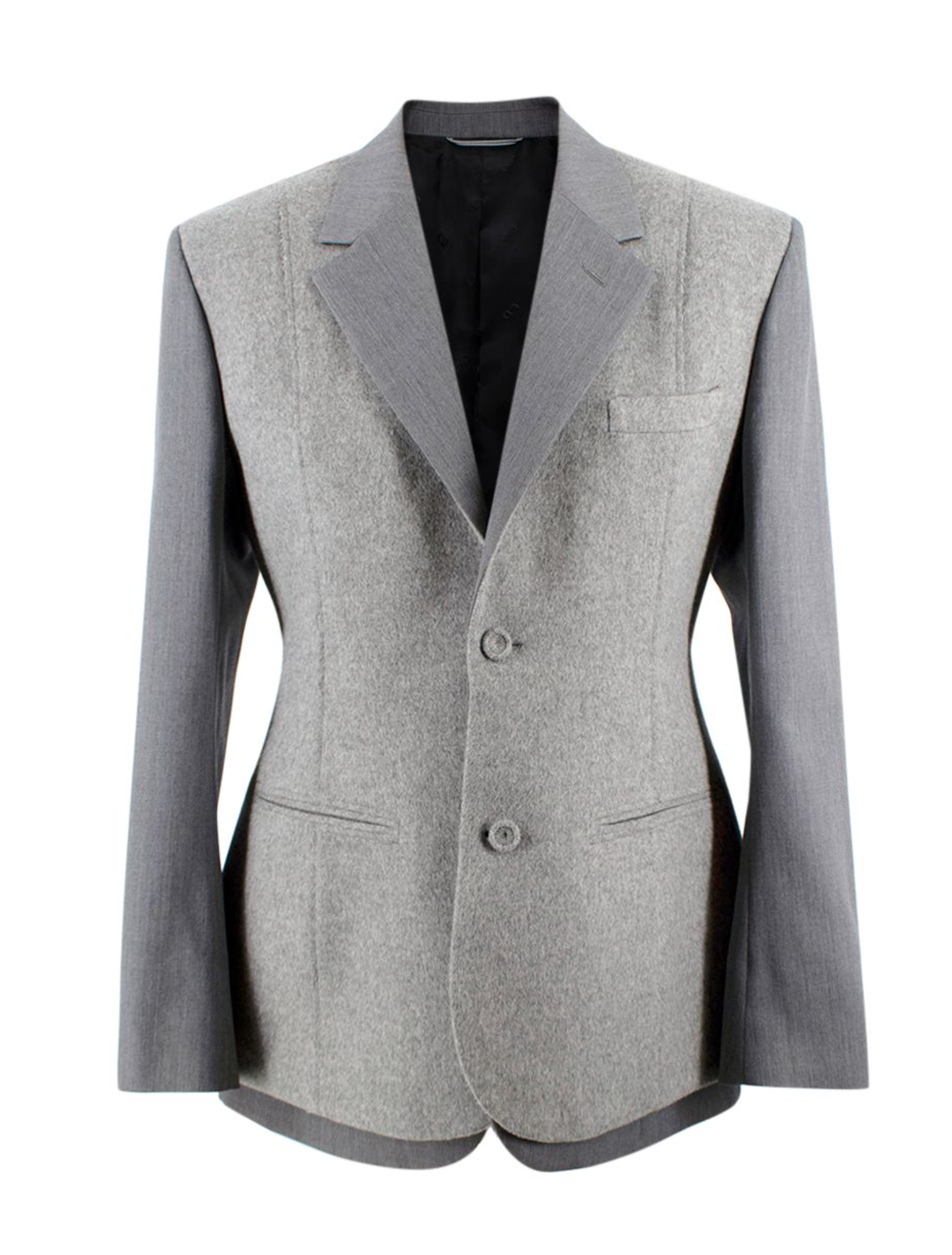 Men's Dior Homme Grey Virgin Wool Blazer Size S