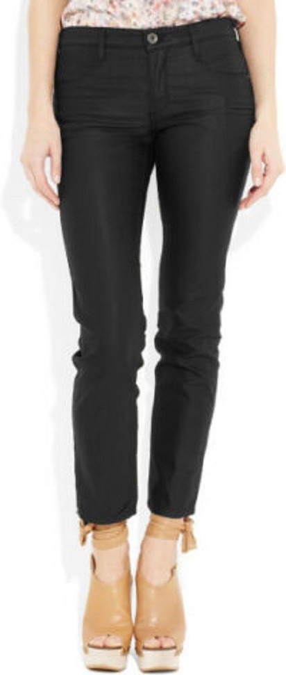 Theyskens’ Theory Black Weji Washed Plyne Jeans Size XS cotton