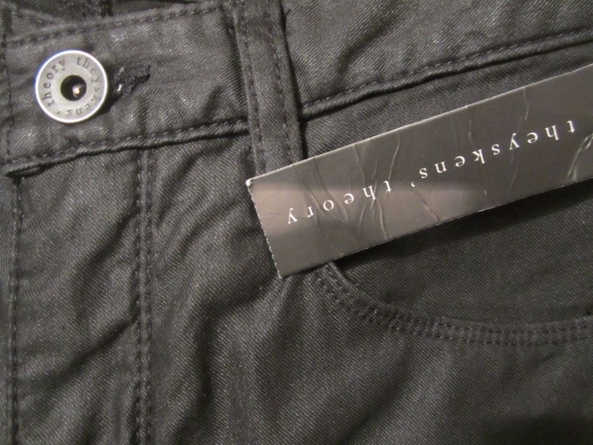 Theyskens’ Theory Black Weji Washed Plyne Jeans Size XS cotton