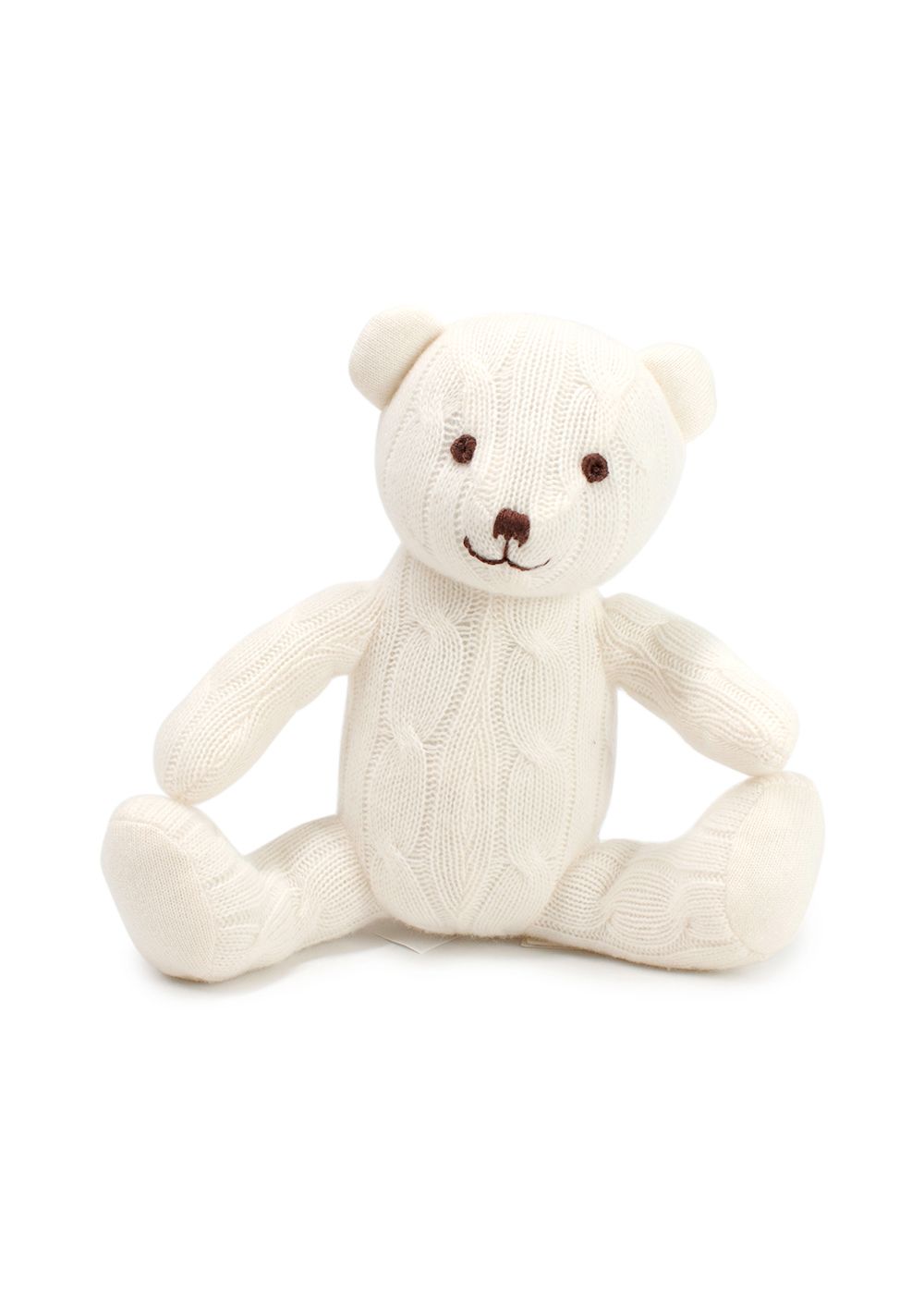 Men's Ralph Lauren Ivory Cashmere Teddy Bear