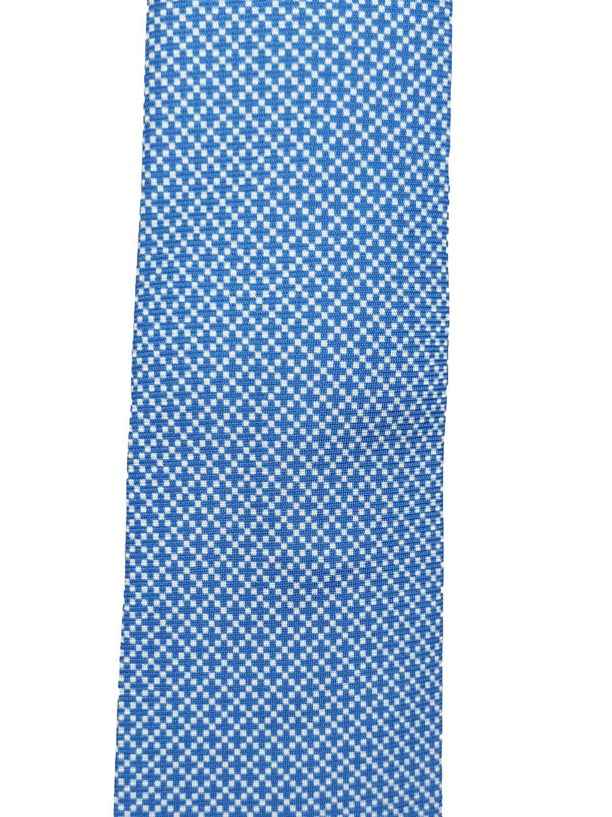 Men's Thom Sweeney Blue patterned silk tie