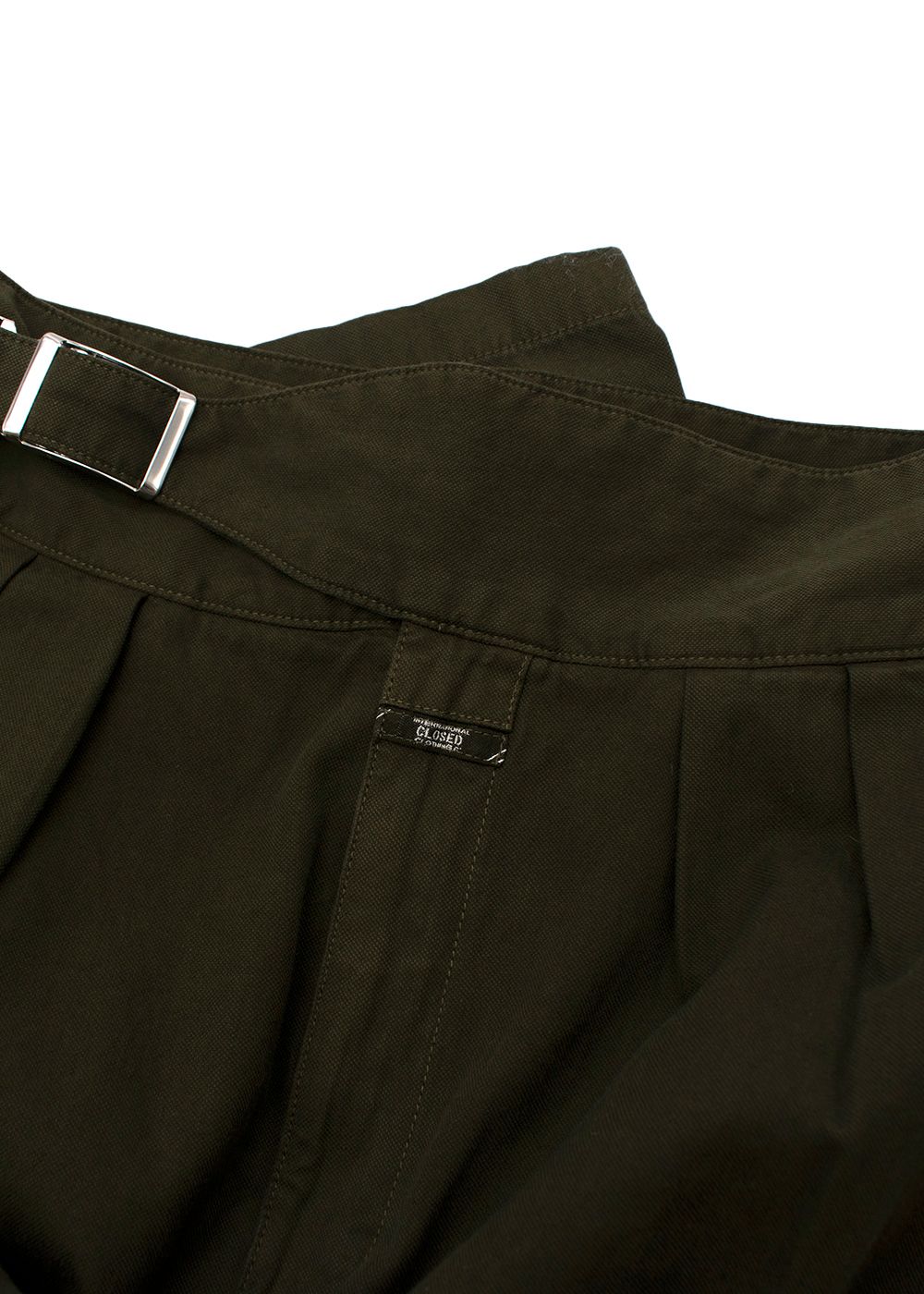 Closed khaki cotton twill Gwen caro trousers Size 28/71