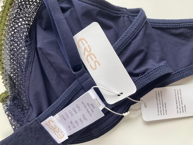 Eres Navy Stretch Jersey Bra Blue polyamide