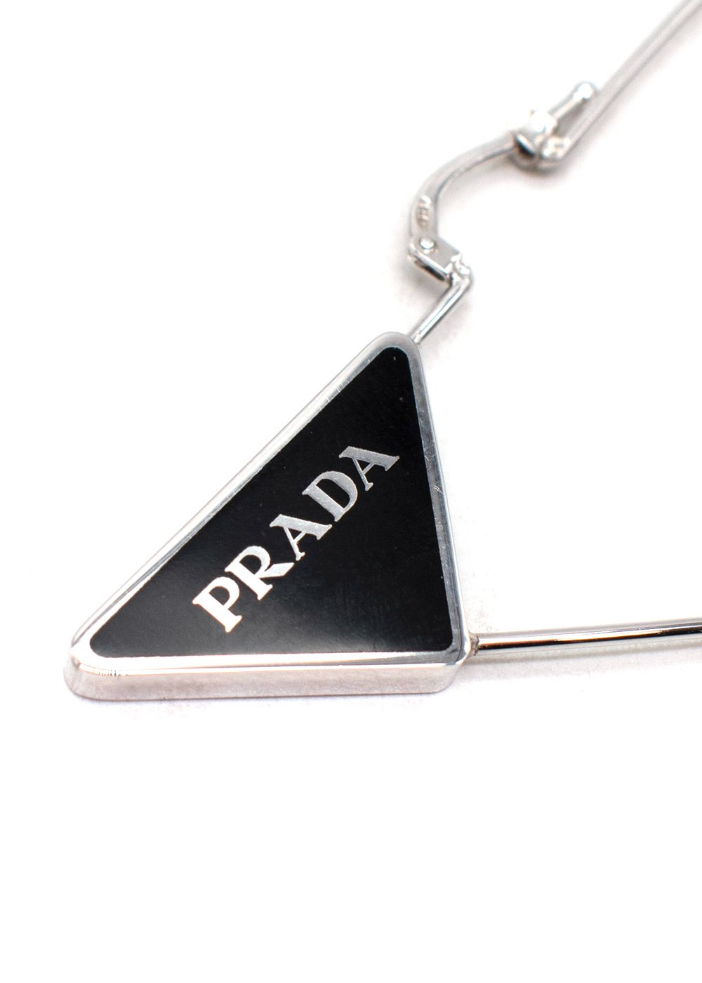 Prada Symbole single earring Black silver