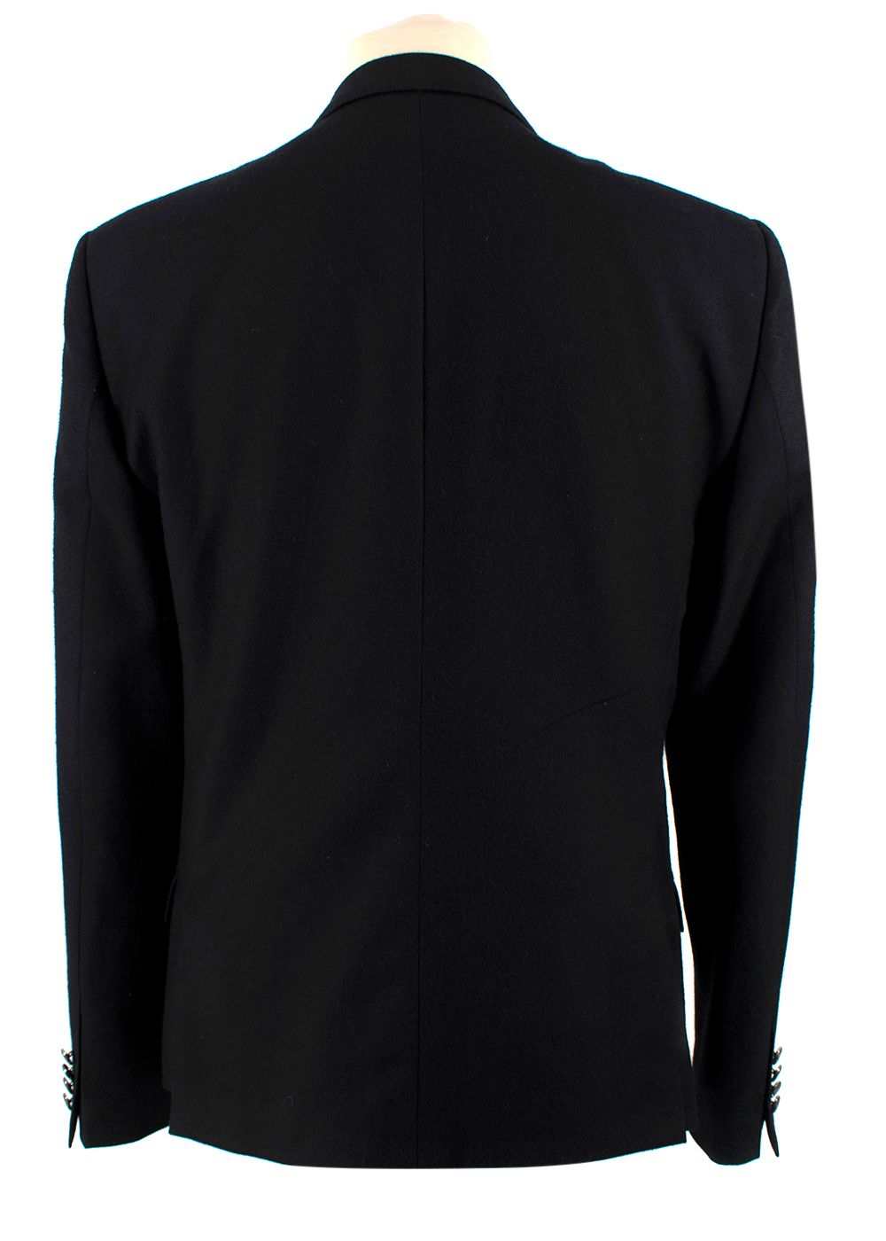 Men's Dolce  Gabbana Black Wool Single Breasted Blazer Size XXXL