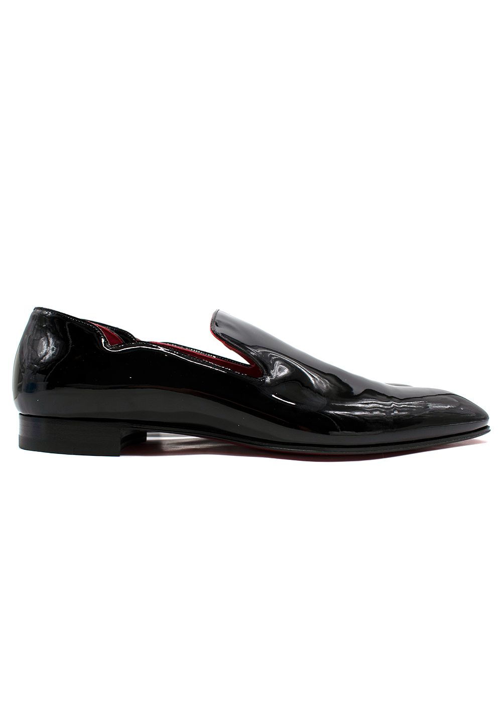 Christian Louboutin Dandy Chick Black Leather Loafers Size 44