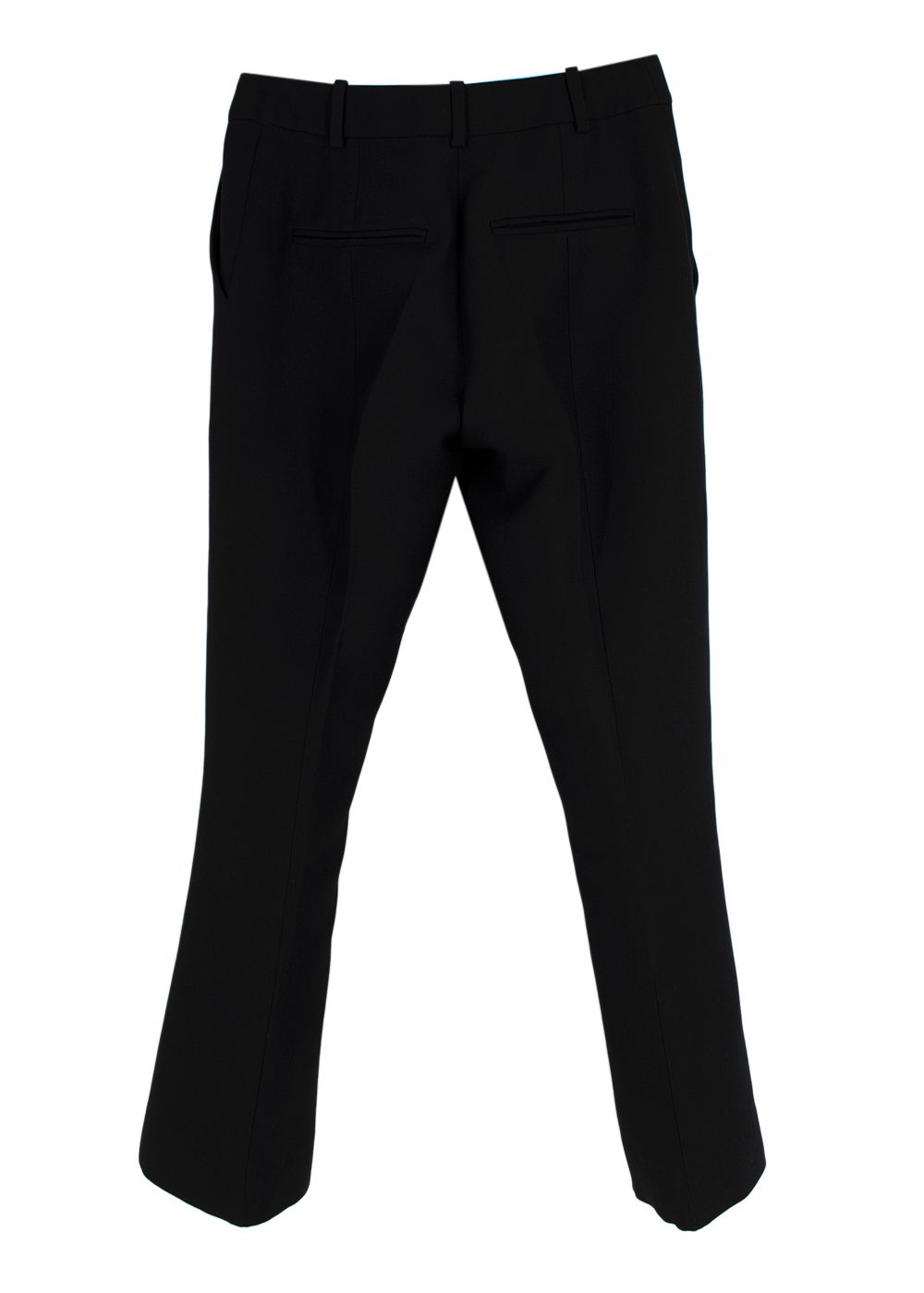 Valentino Black Tailored Cropped Trousers Size XXS viscose