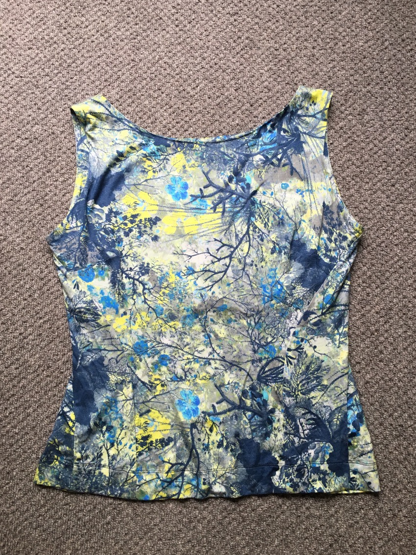 ERDEM jersey top Size M Yellow viscose