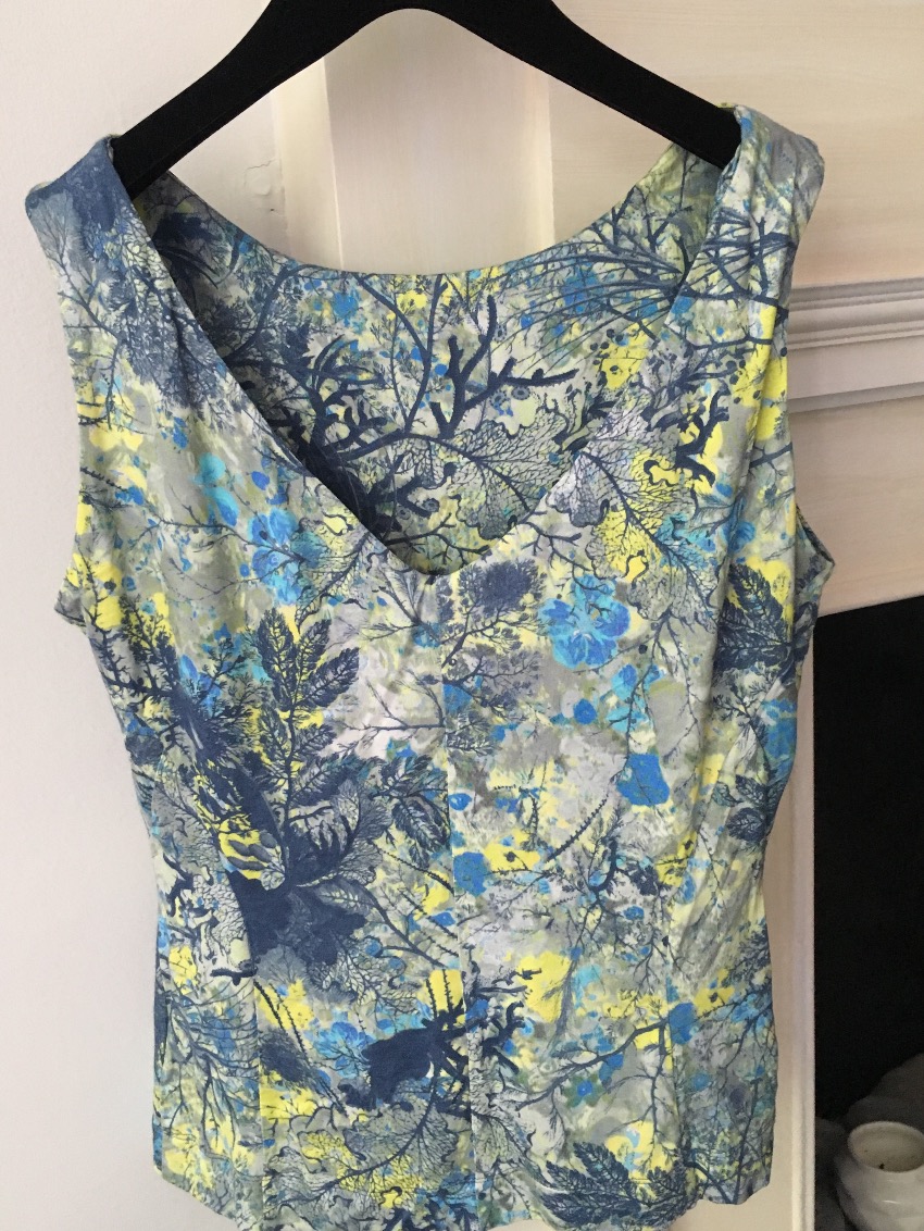 ERDEM jersey top Size M Yellow viscose