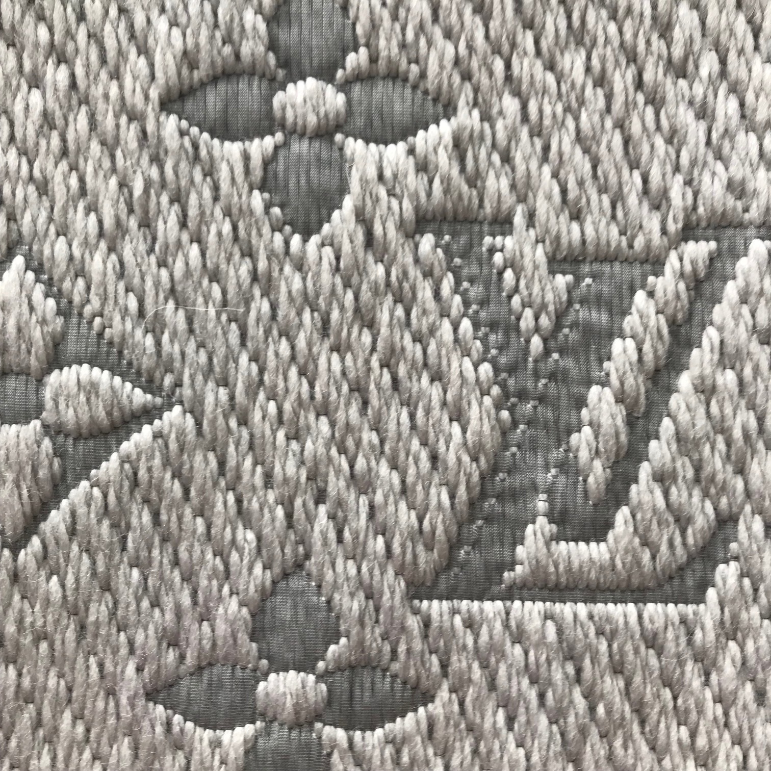 Louis Vuitton Grey Logomania Shawl wool/silk