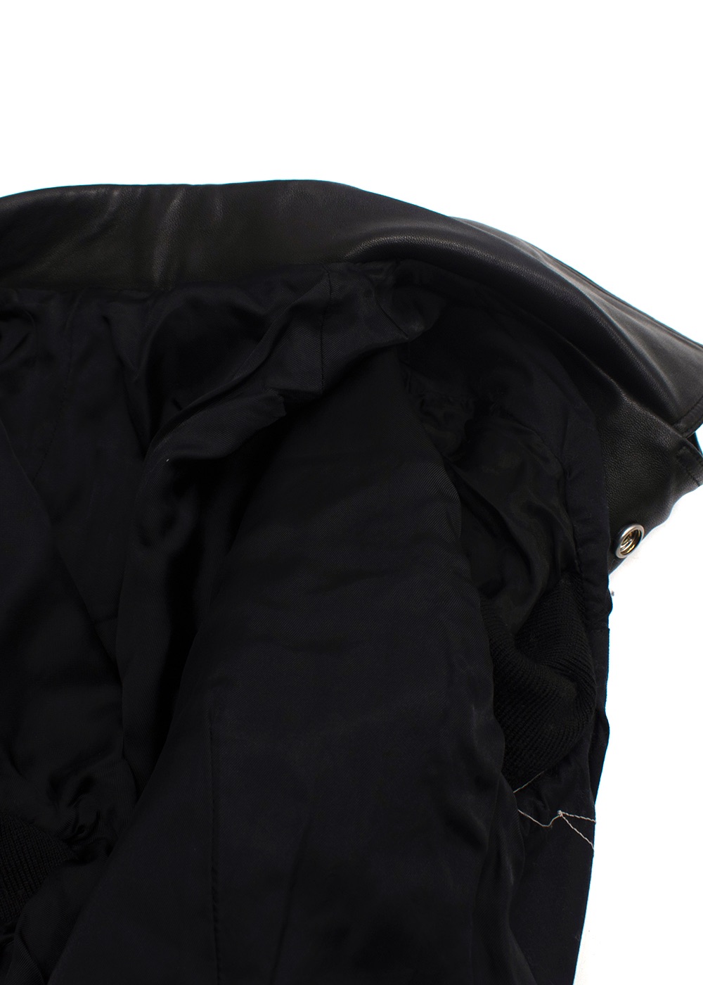 Rick Owens Black Leather Biker Jacket Size S lamb leather