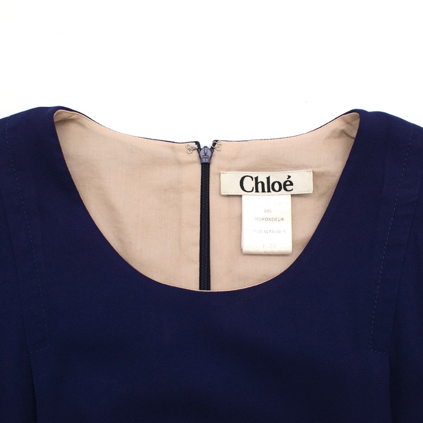 Chloe Indigo Mid-Length Dress Size XS