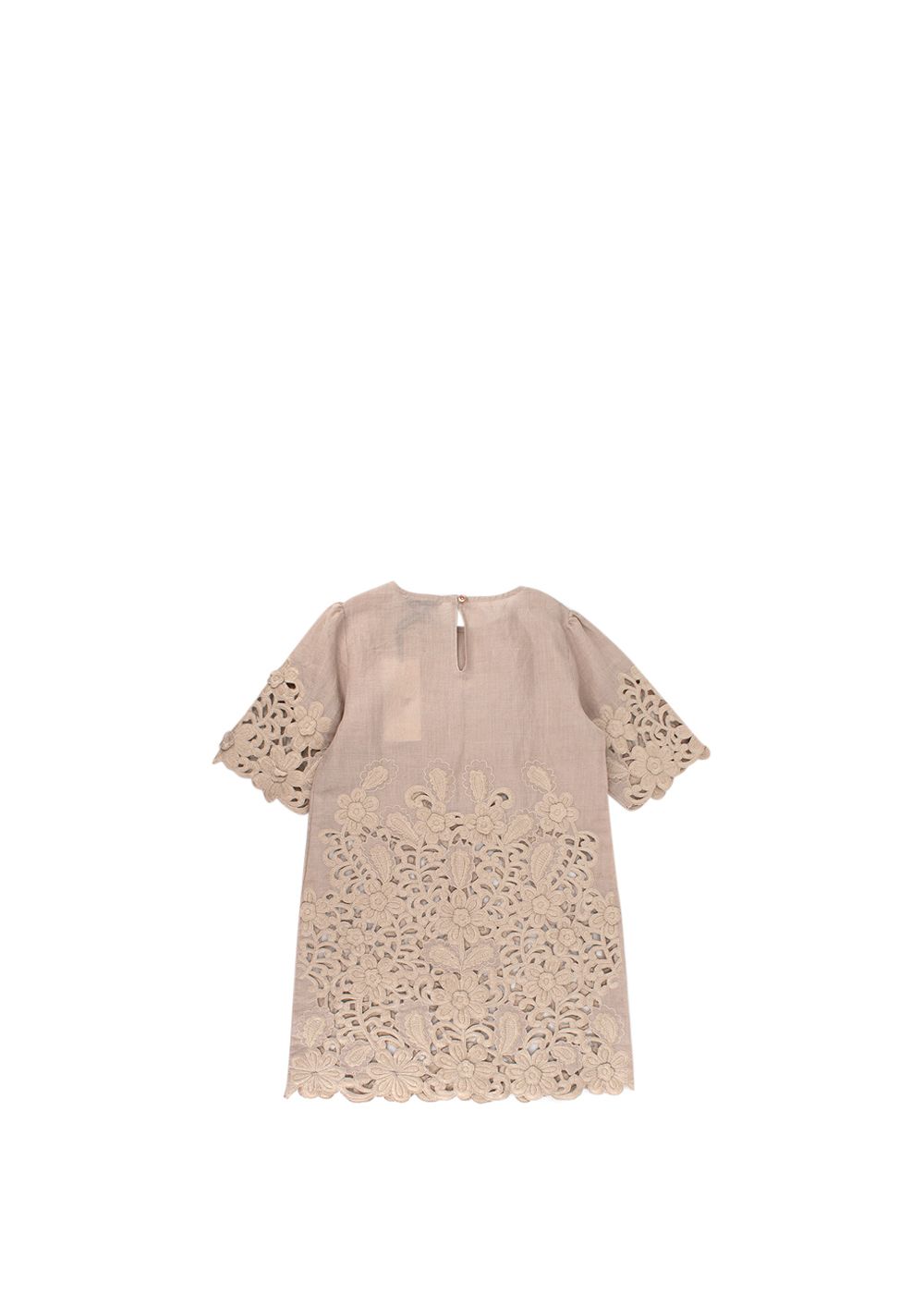 Boys Stella McCartney Kids 6Y Beige Floral Cut Out Embroidered  Dress Size 6 Years cotton