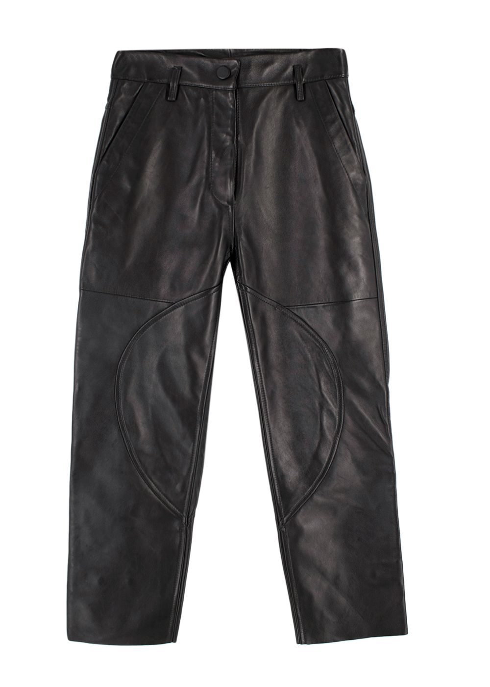 Petar Petrov Hunter Black Leather Pants Size XS