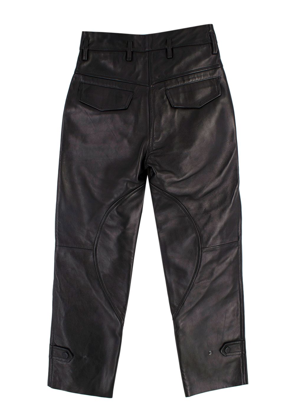 Petar Petrov Hunter Black Leather Pants Size XS