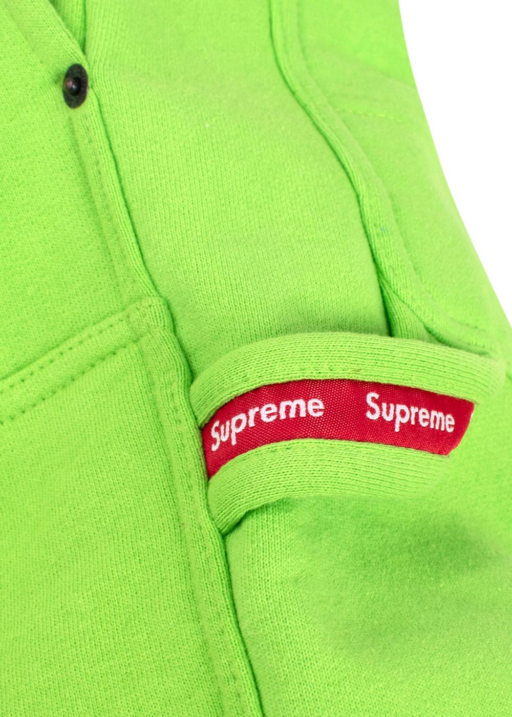 Men's Supreme Neon Green Double Knee Painter Sweatpants Size M cotton