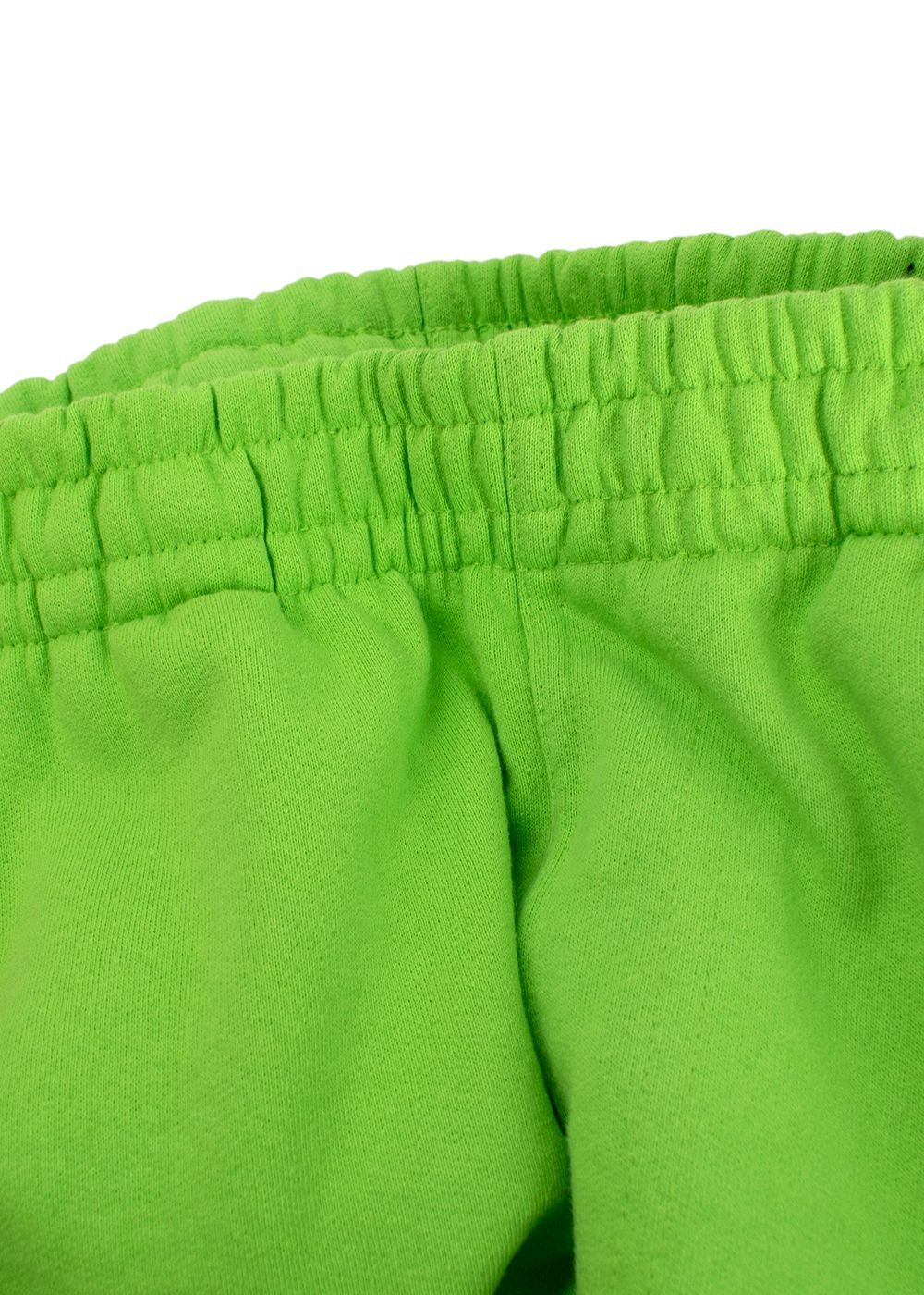 Men's Supreme Neon Green Double Knee Painter Sweatpants Size M cotton