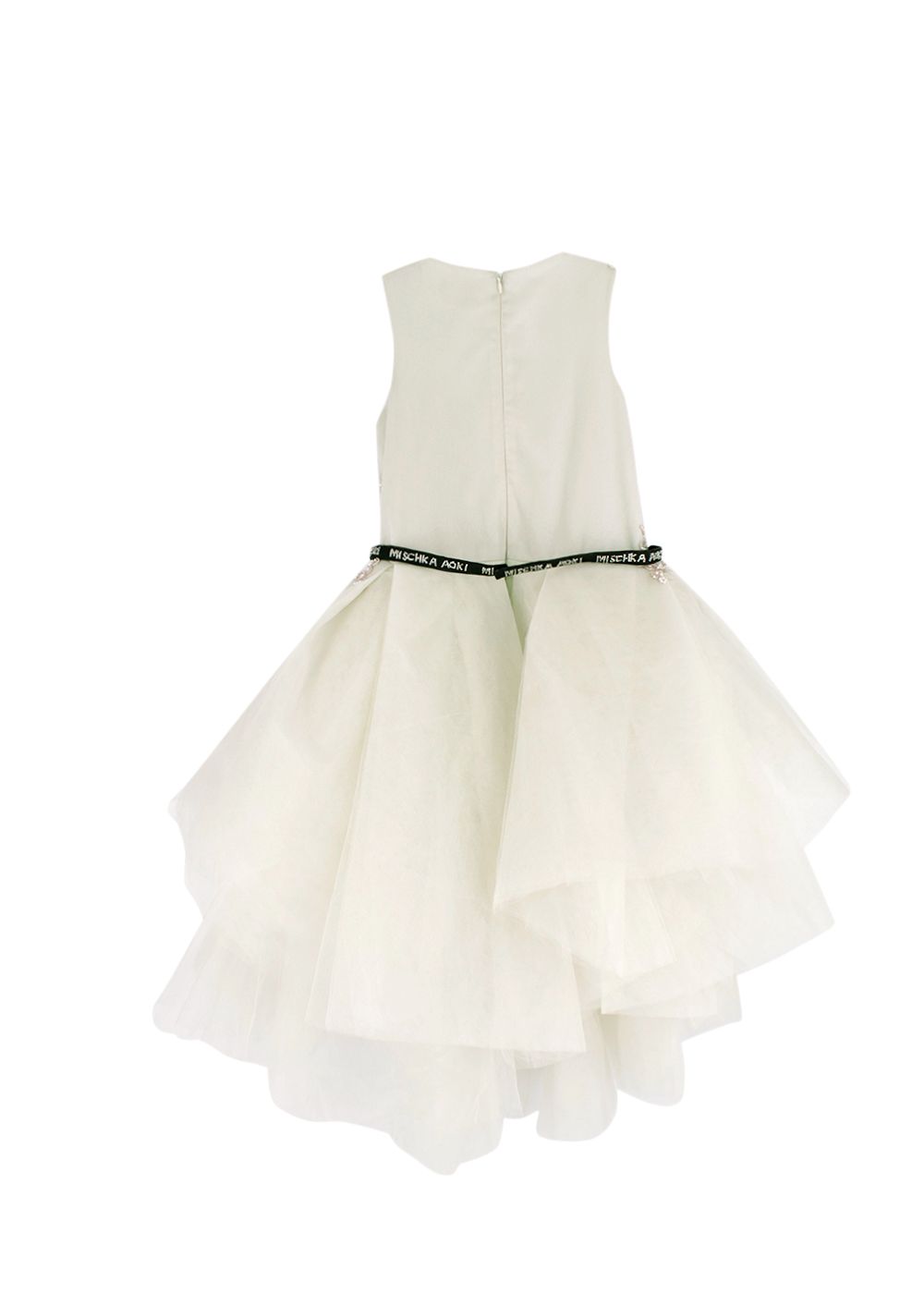 Boys Mischka Aoki Green Embellished Tulle Gown Size 10 Years + polyester