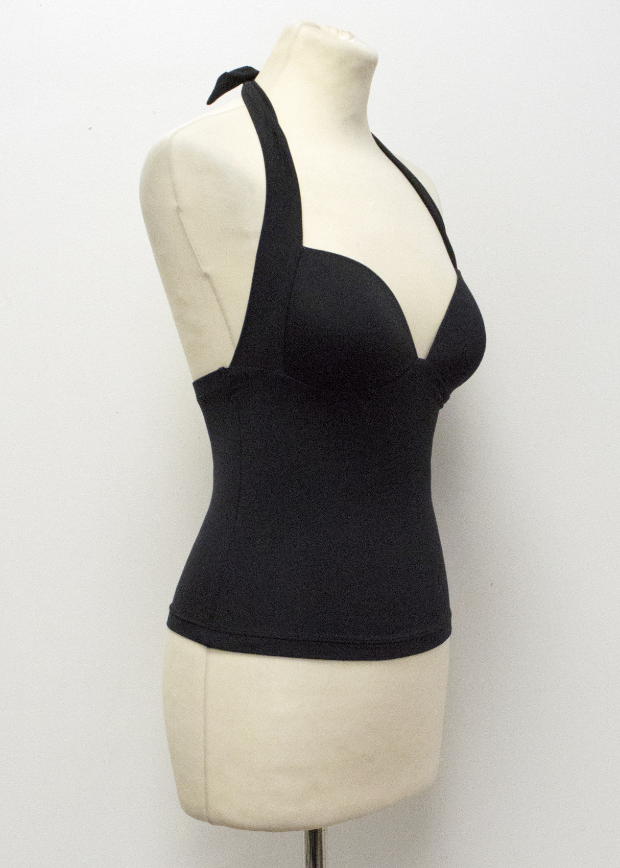 Preowned Jets Black Tankini Size S nylon/spandex