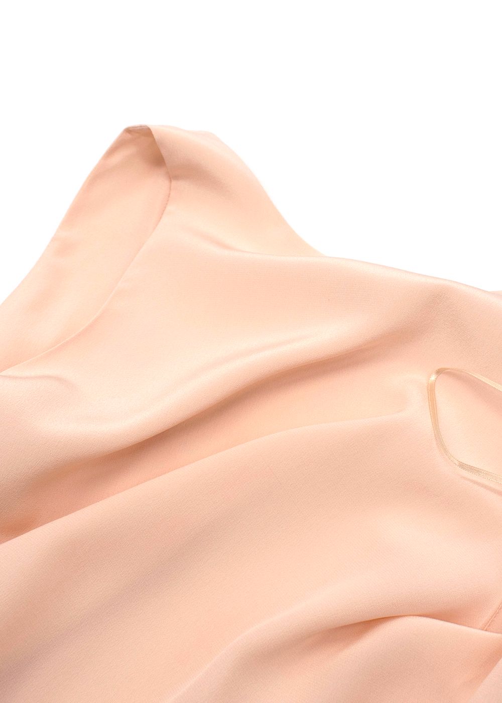 Preowned Chloe Light Powder Pink Silk Top Size M