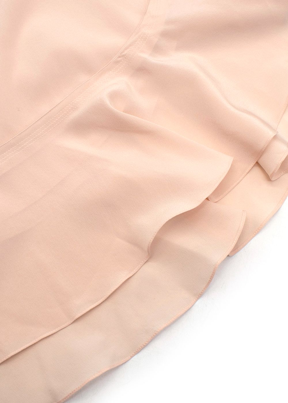 Preowned Chloe Light Powder Pink Silk Top Size M