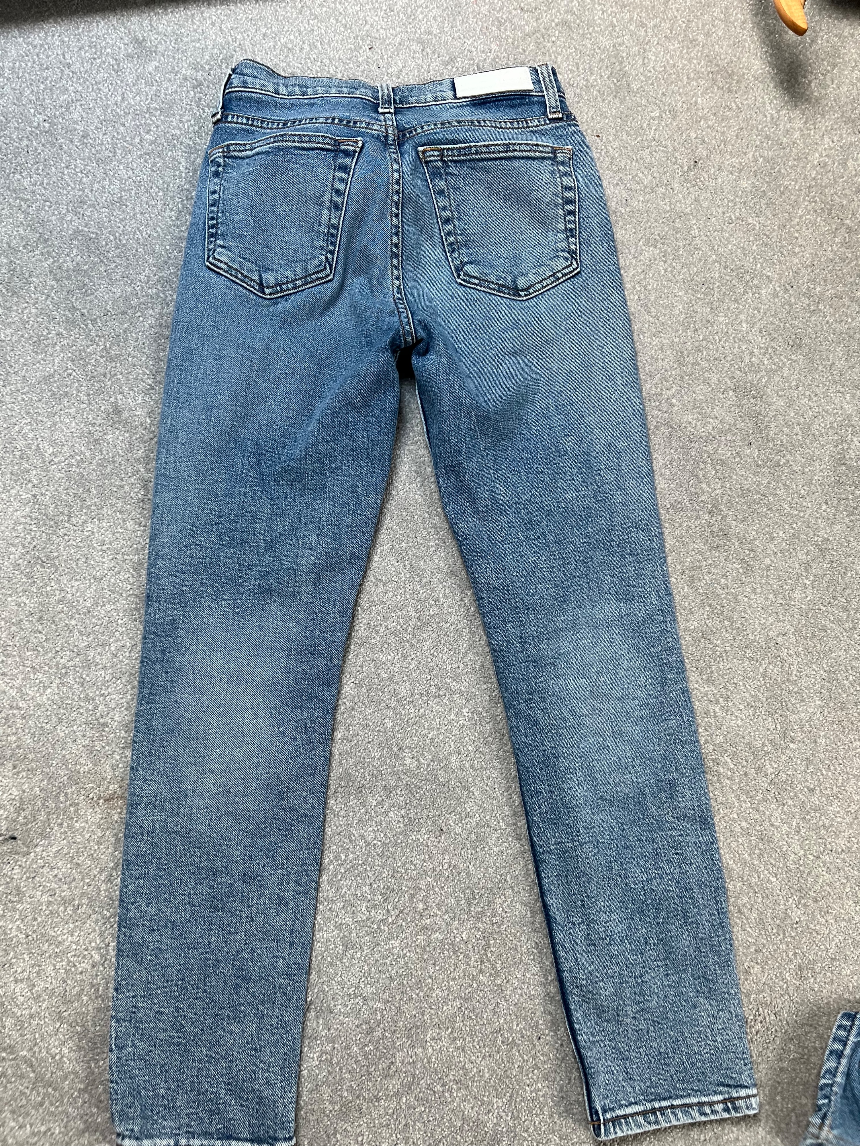 Preowned High Rise Stretch Comfort Jeans Size 25/63 Blue denim