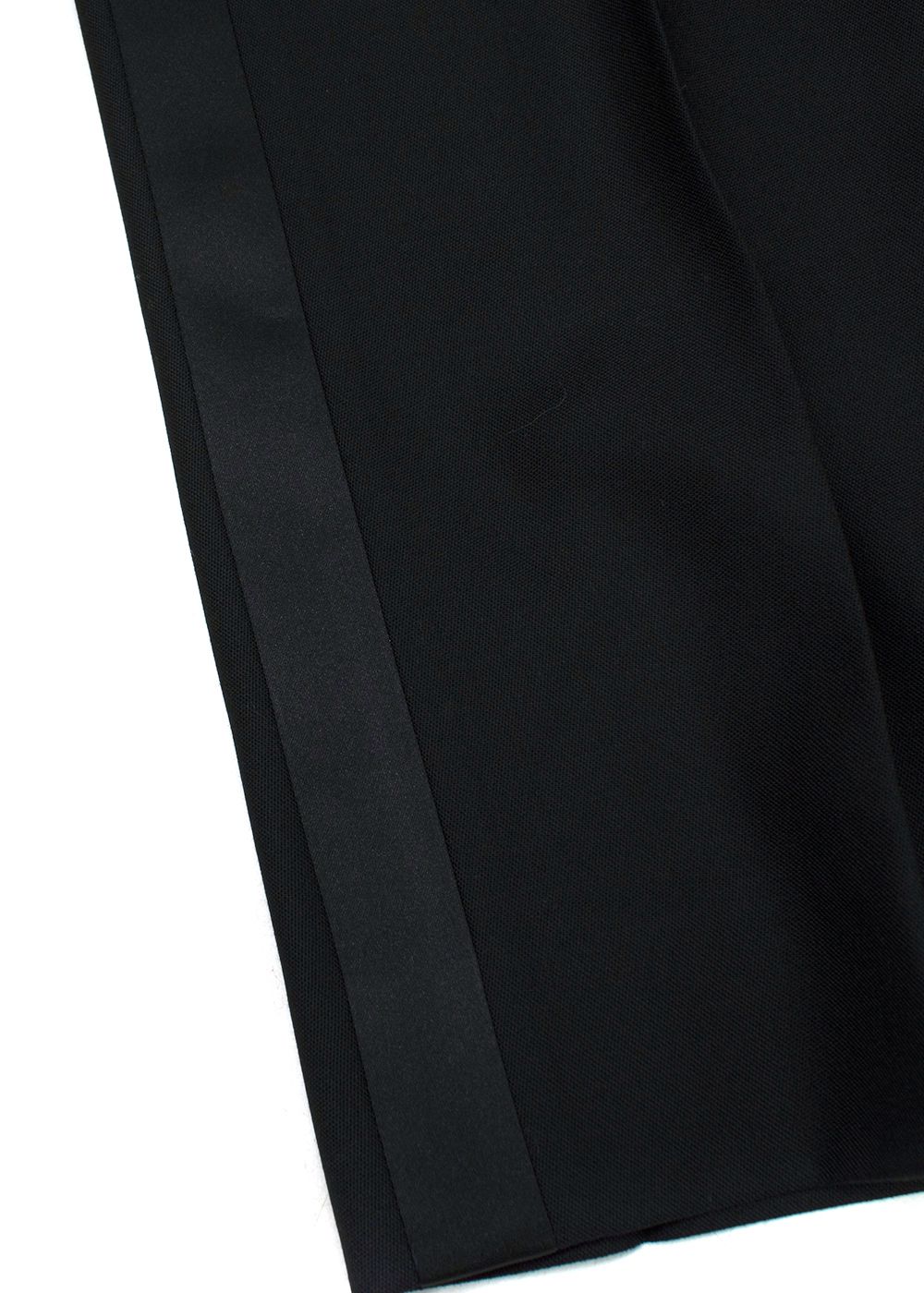 Racil Classic Black Wool Suit Trousers Size XXS