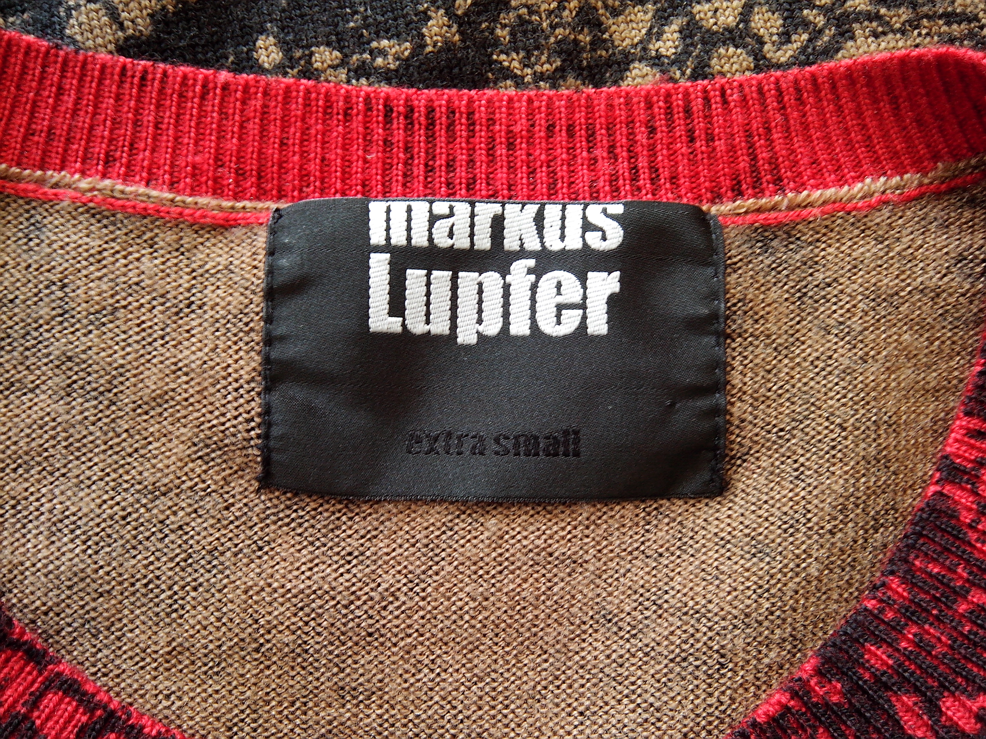 Preowned Markus Lupfer reptile jumper Size XS Animal Print wool