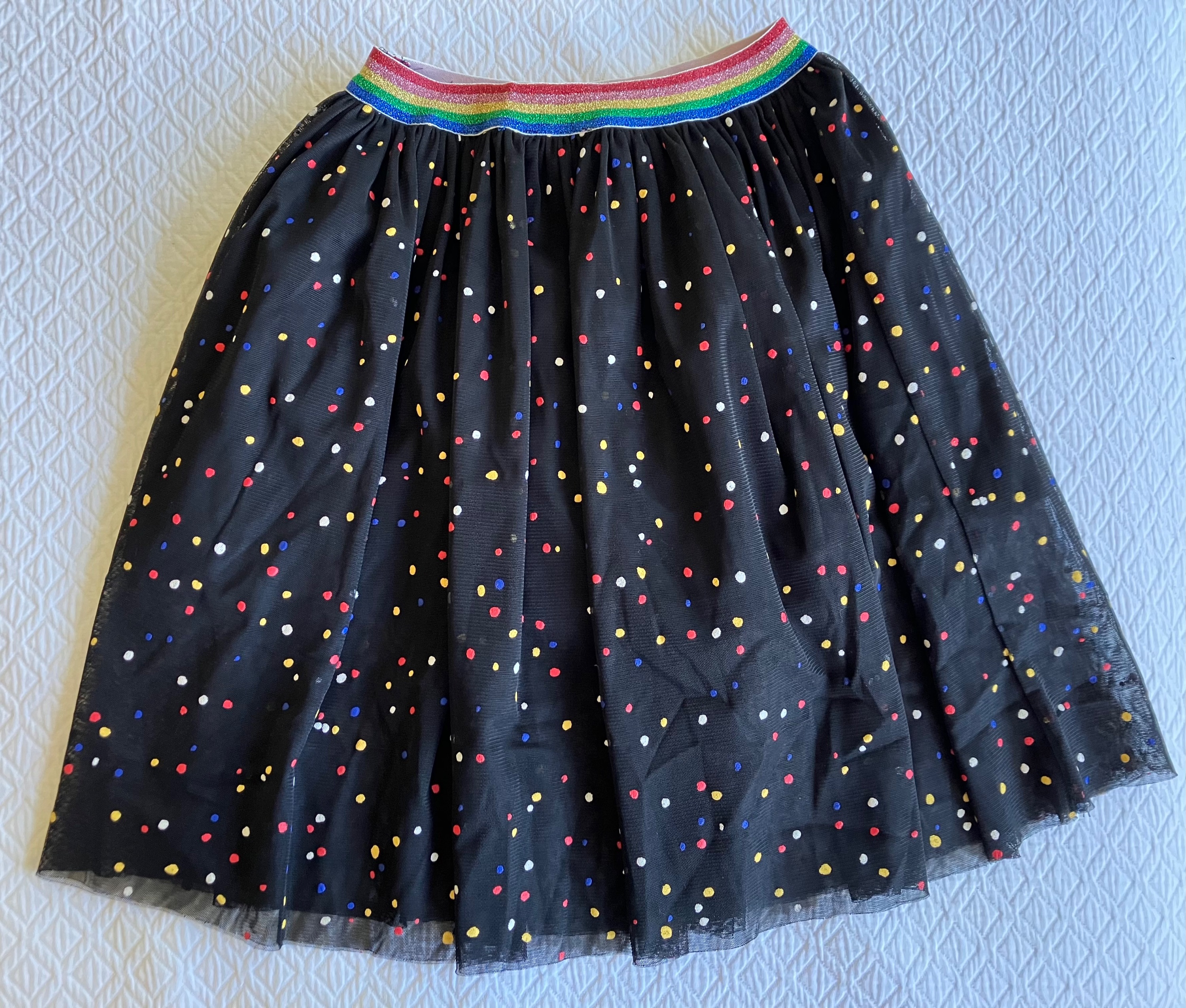 Stella McCartney Kid's 10A Tulle Spotted Skirt Size 10 Years +